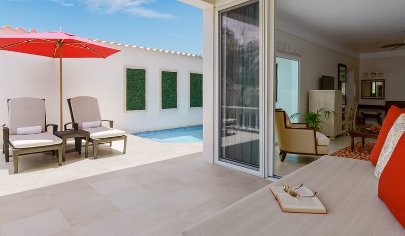 Spice Island Beach Resort-Anthurium Pool Suite Bedroom 1_341